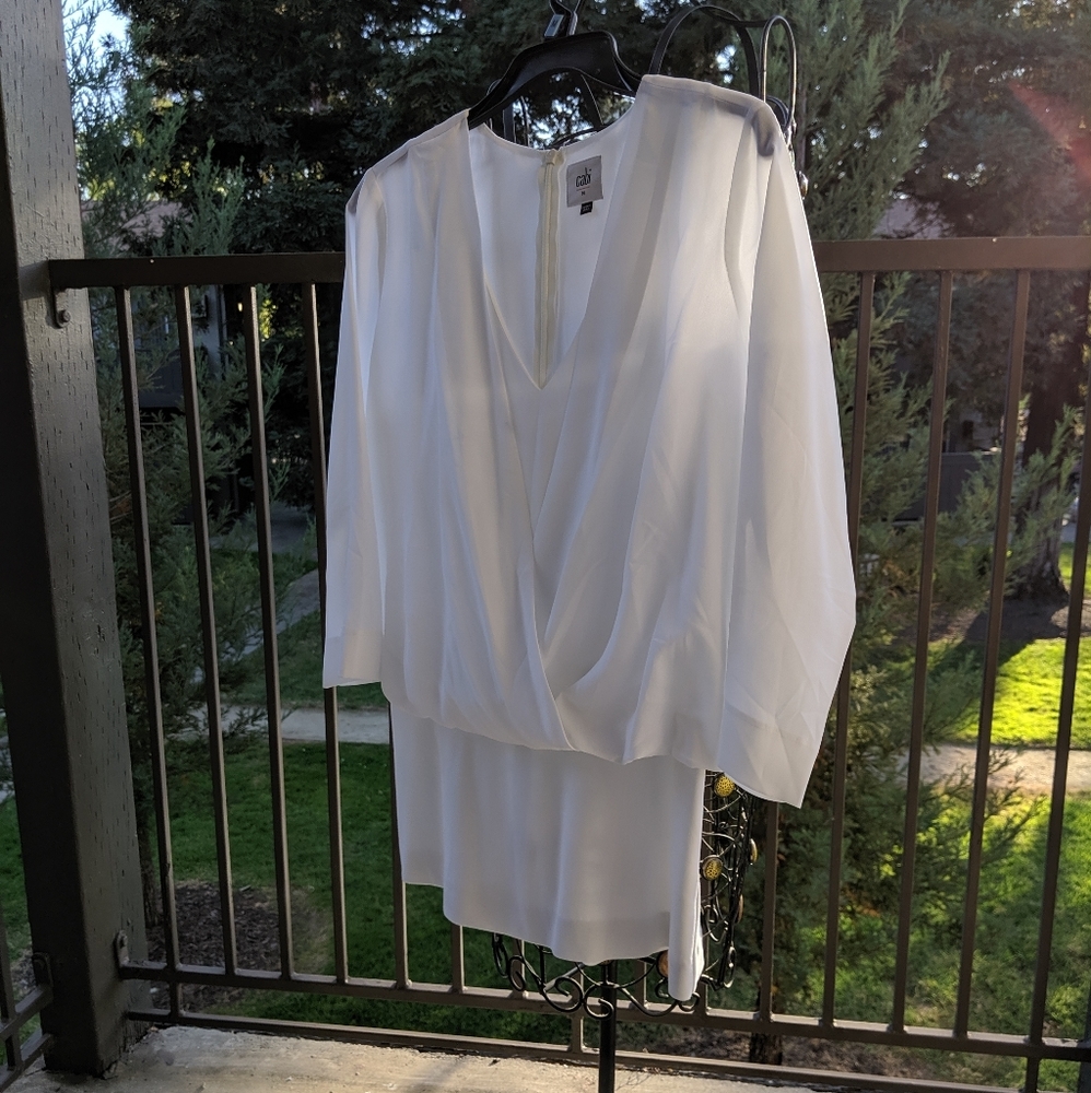 Cabi White Blouse Size M #5339 New Never worn